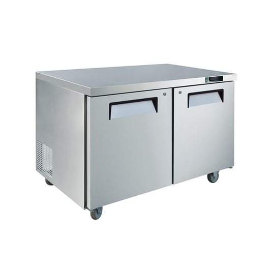 Mesón Congelador Horizontal de 2 Puertas Modelo: TG2100F2A en Acero Inoxidable