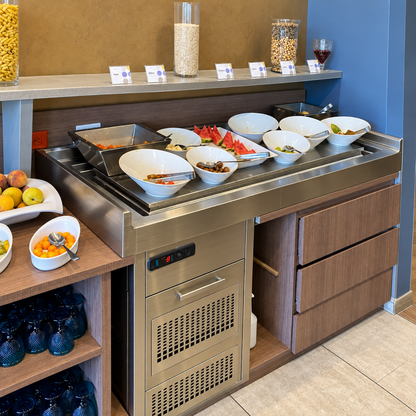 Barra Placa Fría para Buffet 1.50 mts