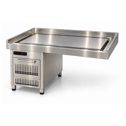 Barra Placa Fría para Buffet 1.50 mts