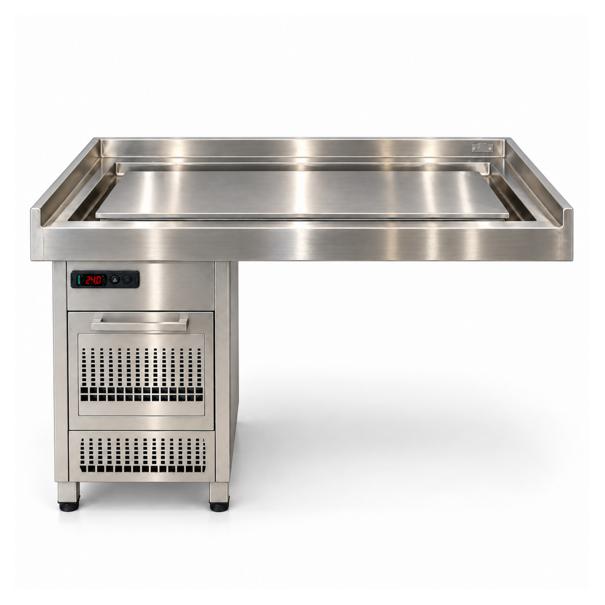 Barra Placa Fría para Buffet 1.50 mts