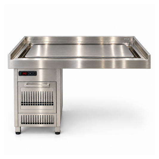 Barra Placa Fría para Buffet 1.50 mts