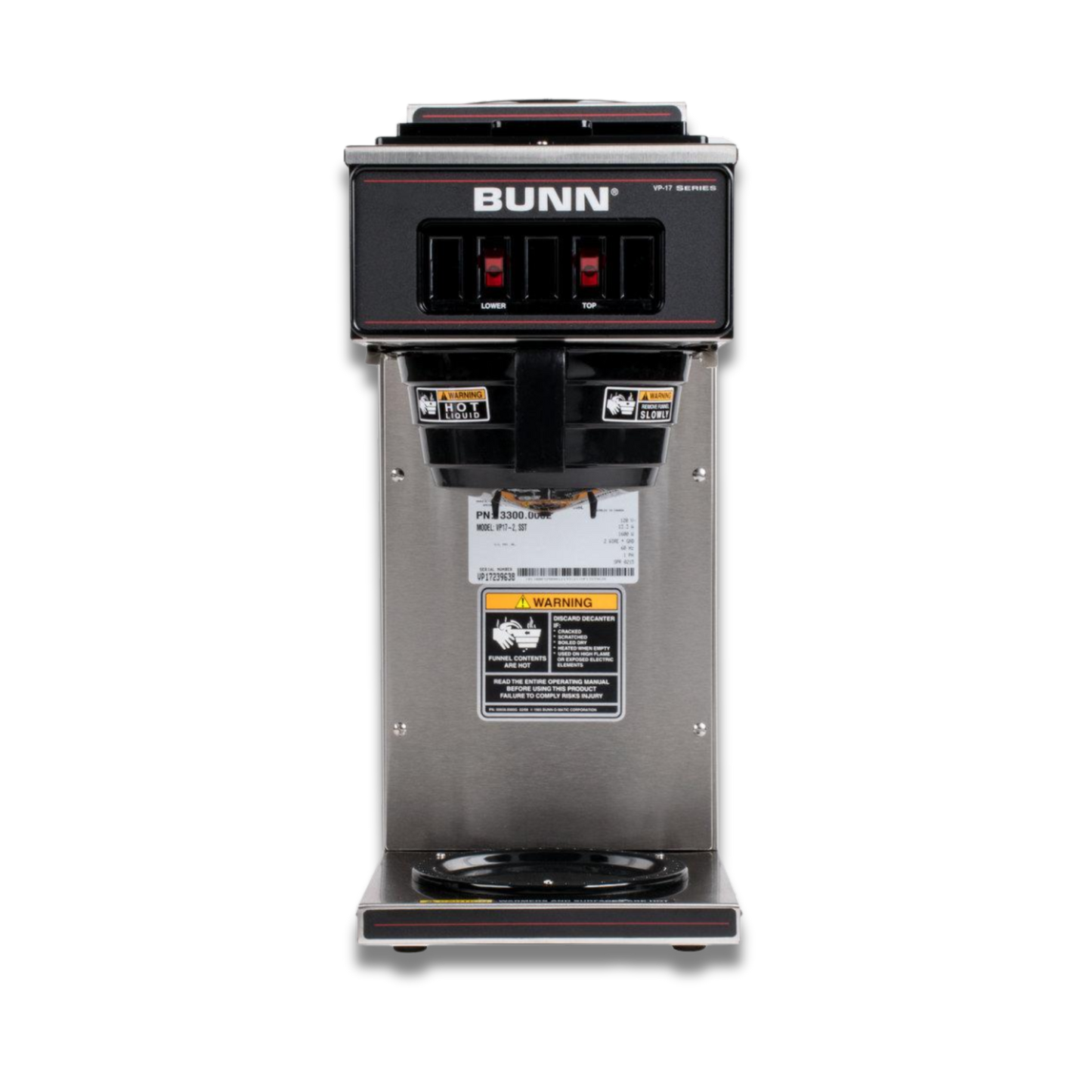 Máquina de goteo BUNN VP17-2 SST 2 Hornillas