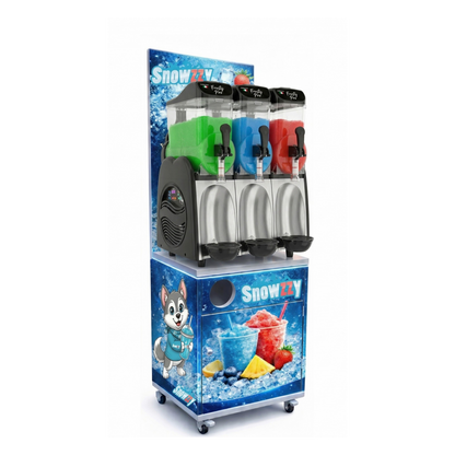 Carrito para Granizadoras con Luces Led Controlables