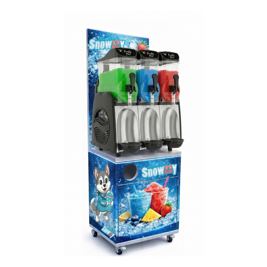 Carrito para Granizadoras con Luces Led Controlables