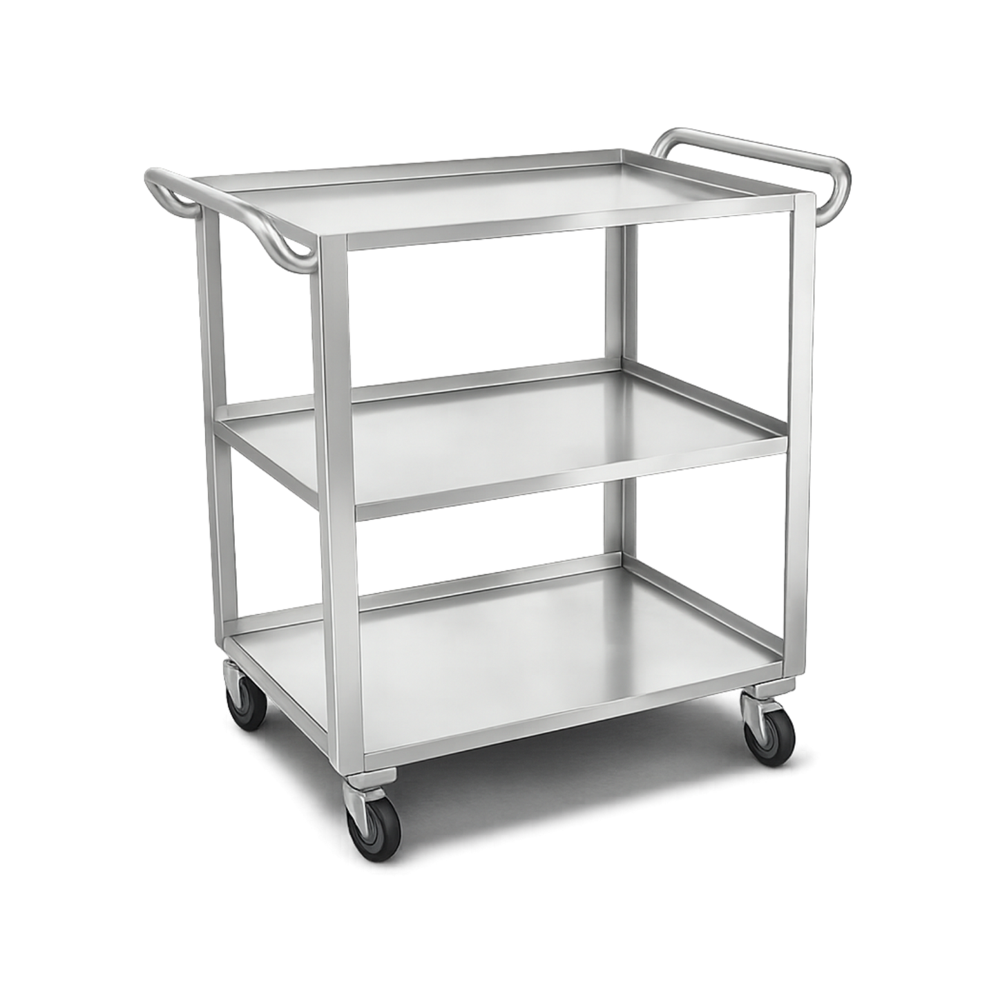 Carro de servicio en acero inoxidable