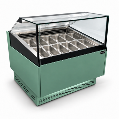 Vitrina Helado duro o Gelato 12 sabores AZ-VH1200 ECO