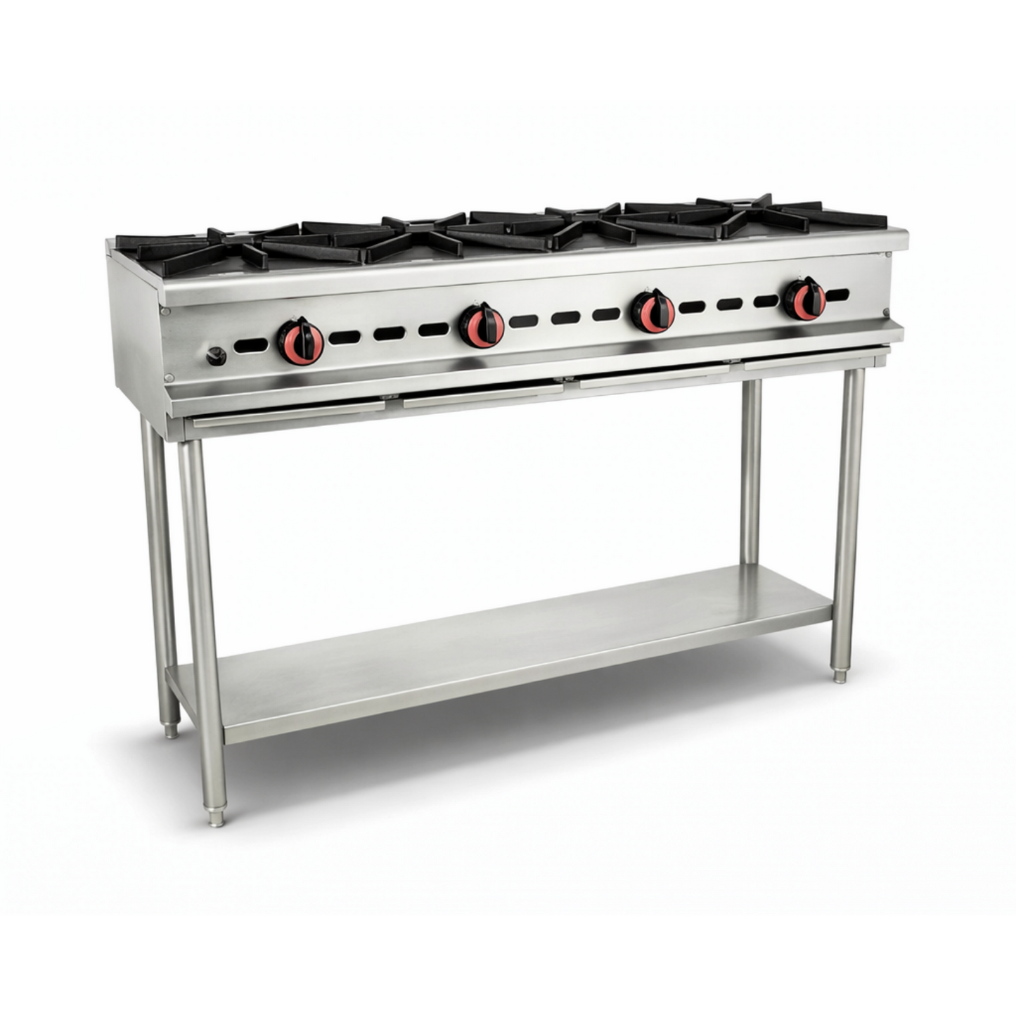 Estufa 4 Quemadores Grandes Lineales