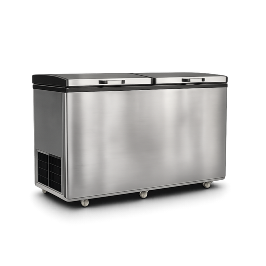 Congelador horizontal en ACERO INOXIDABLE 540 litros