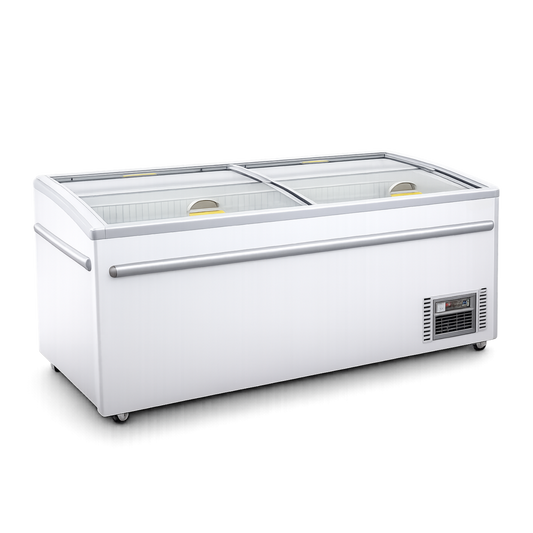 Congelador Horizontal Puerta Vidrio con Defrost 630 litros