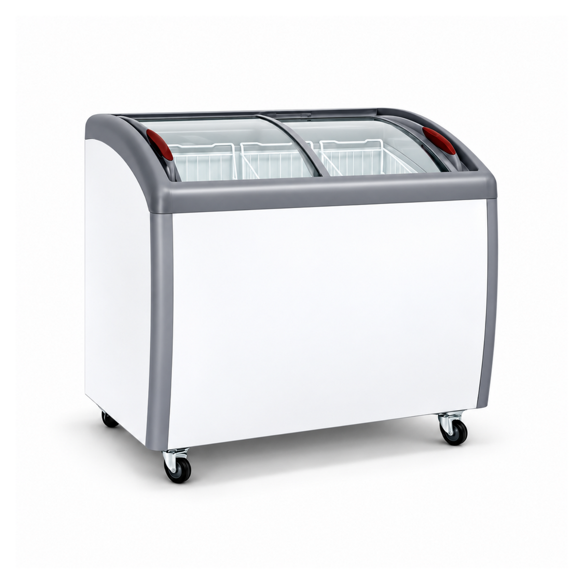 Congelador horizontal puerta vidrio 260 litros