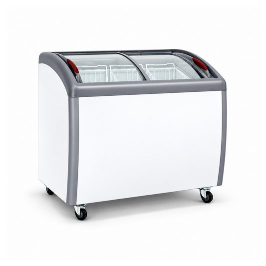 Congelador horizontal puerta vidrio 260 litros