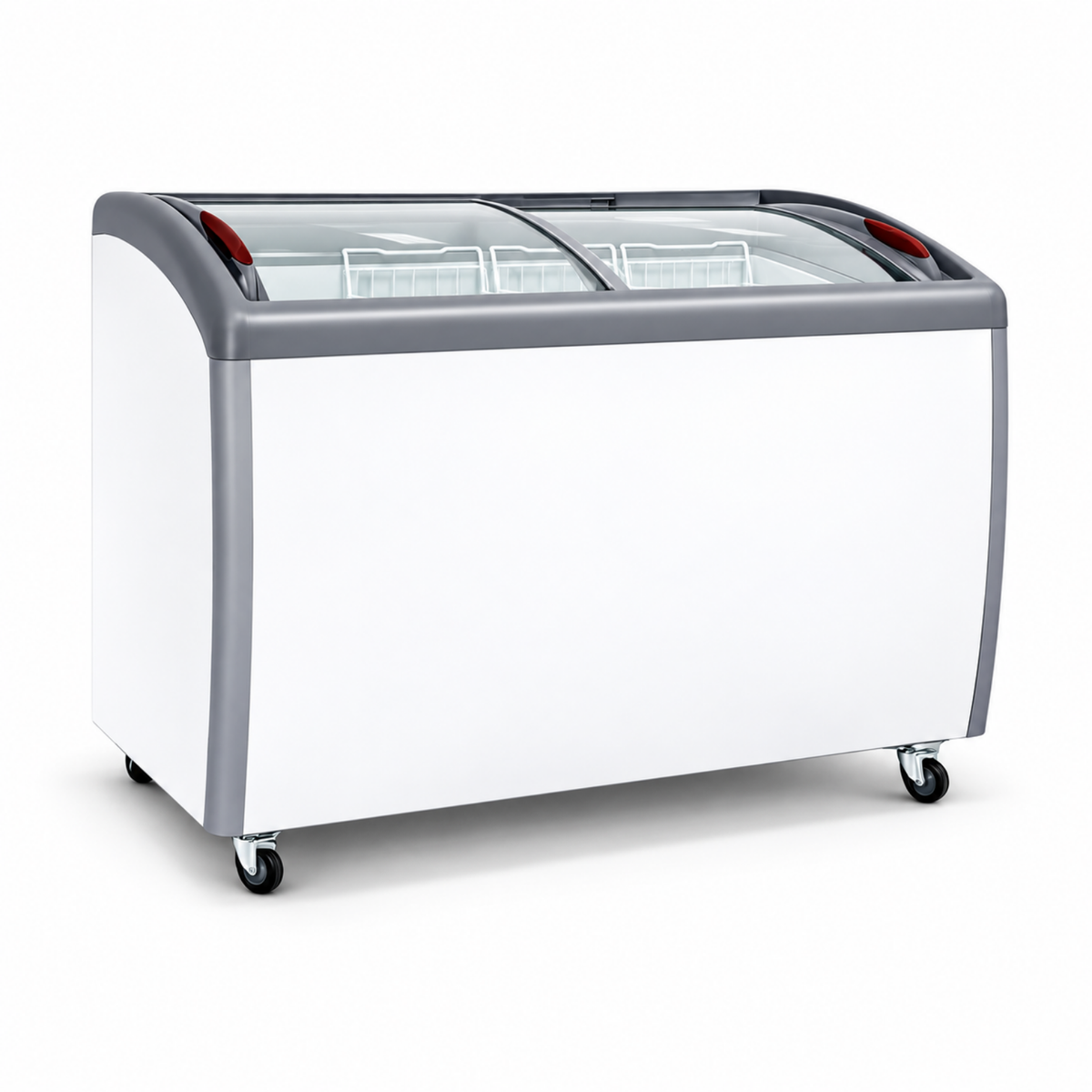 Congelador horizontal puerta vidrio 360 litros