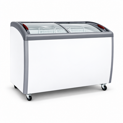 Congelador horizontal puerta vidrio 360 litros