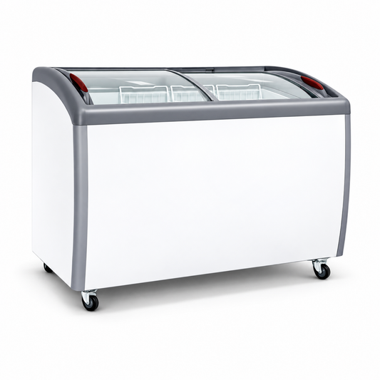 Congelador horizontal puerta vidrio 360 litros