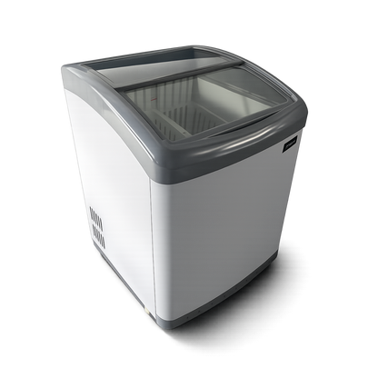 Congelador horizontal puerta vidrio 160 litros