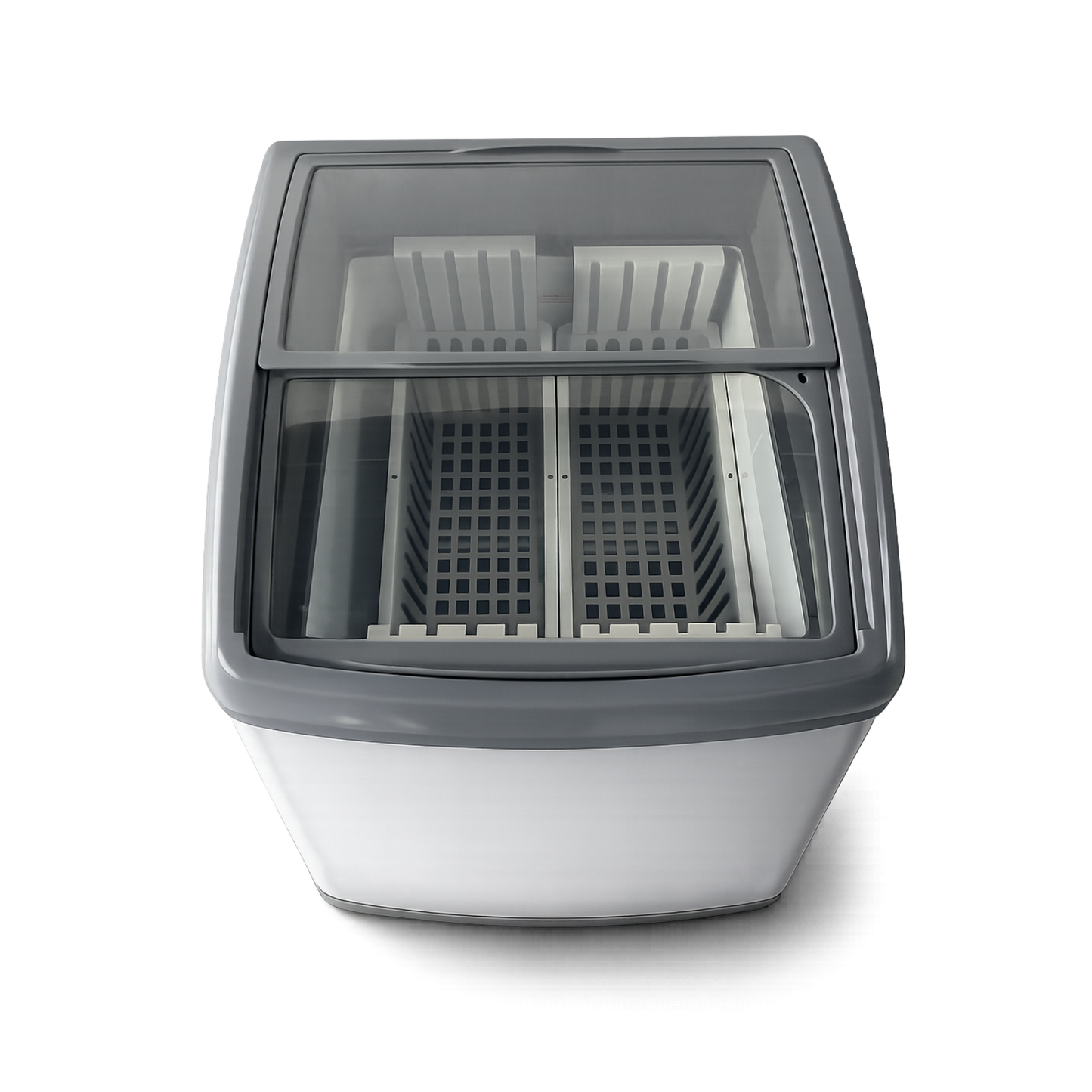 Congelador horizontal puerta vidrio 160 litros