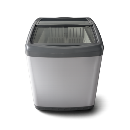 Congelador horizontal puerta vidrio 160 litros