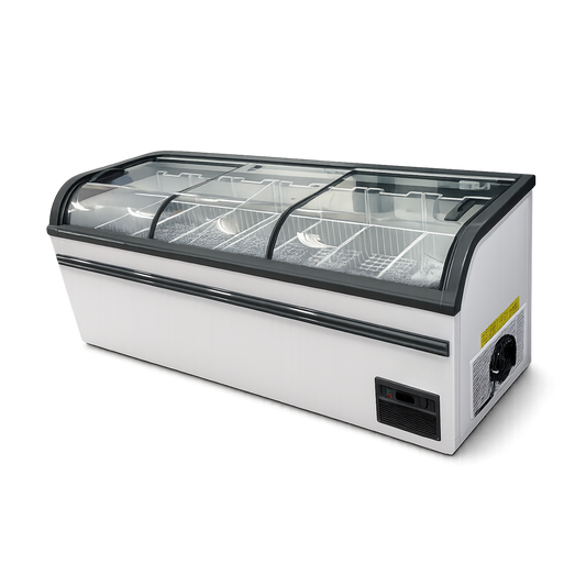 Congelador horizontal puerta vidrio 700 litros