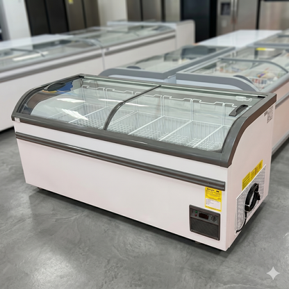 Congelador horizontal puerta vidrio 700 litros