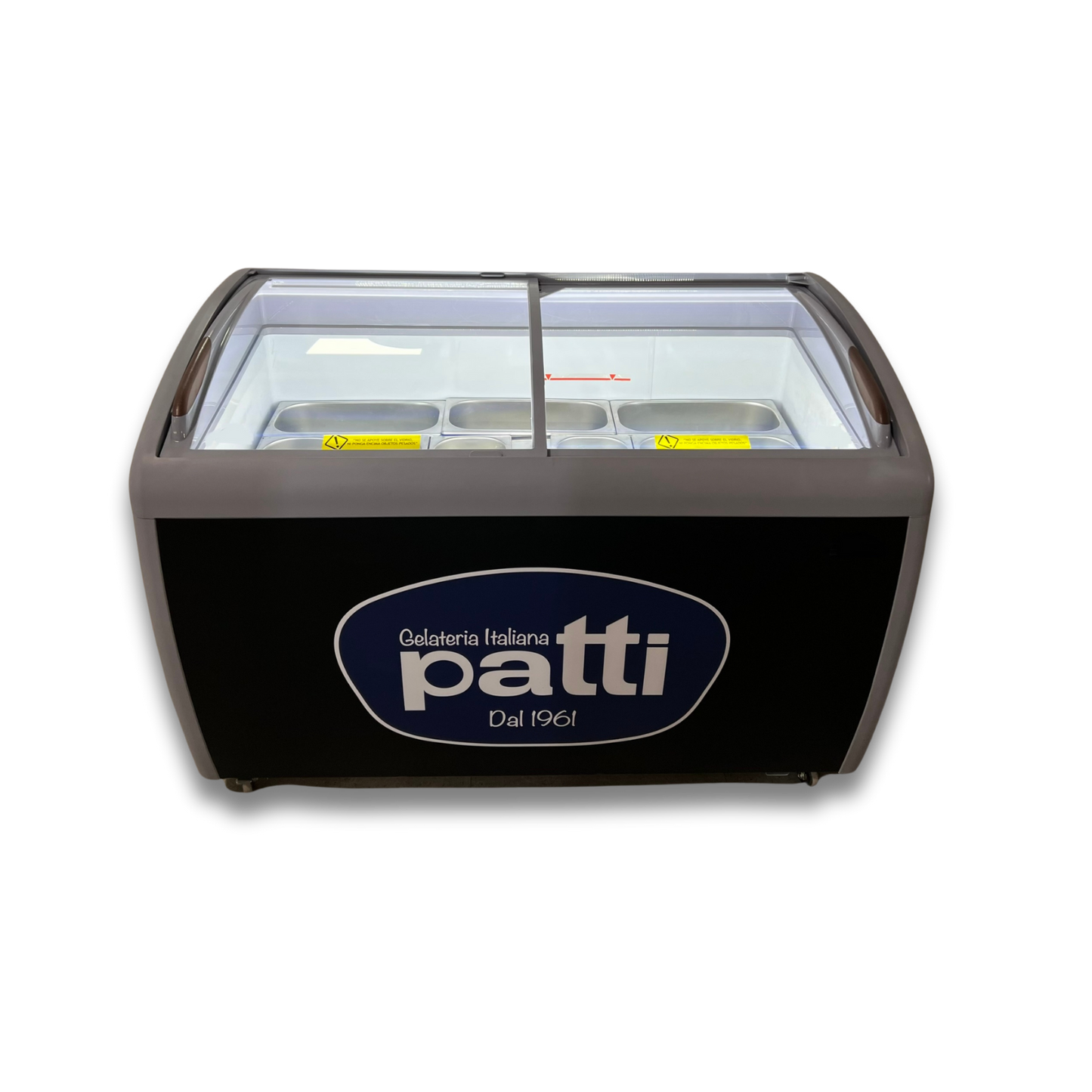 Congelador para helados puerta vidrio 360 litros
