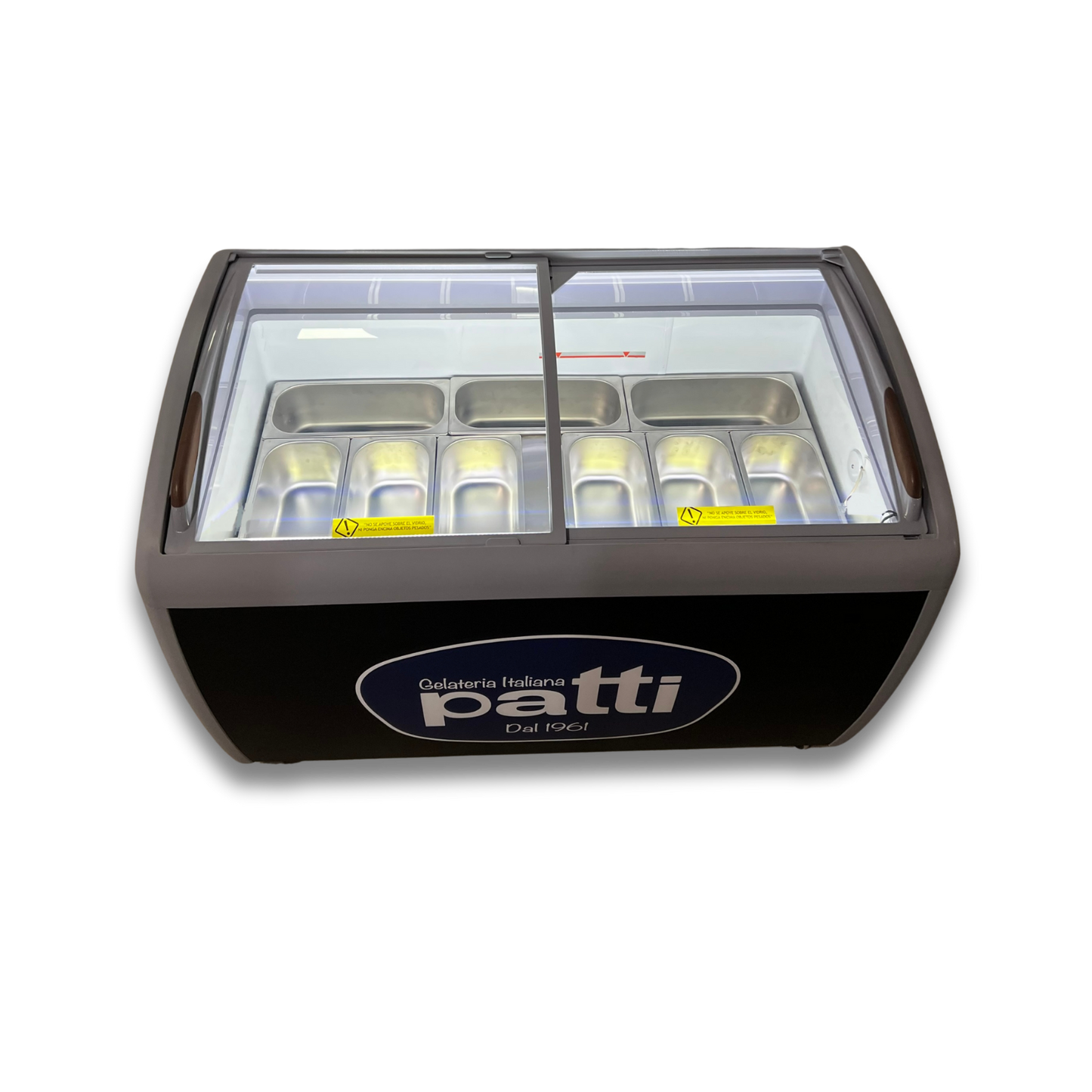 Congelador para helados puerta vidrio 360 litros