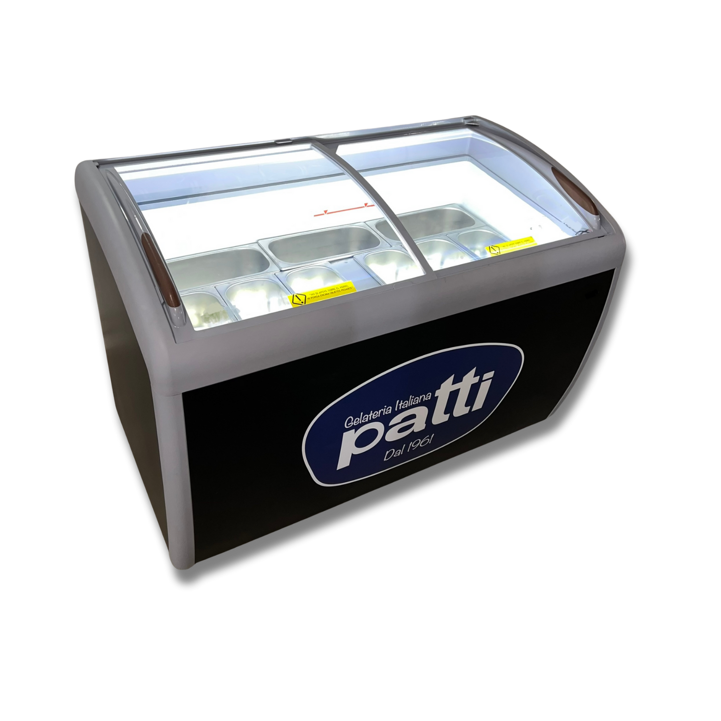 Congelador para helados puerta vidrio 360 litros