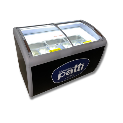 Congelador para helados puerta vidrio 360 litros