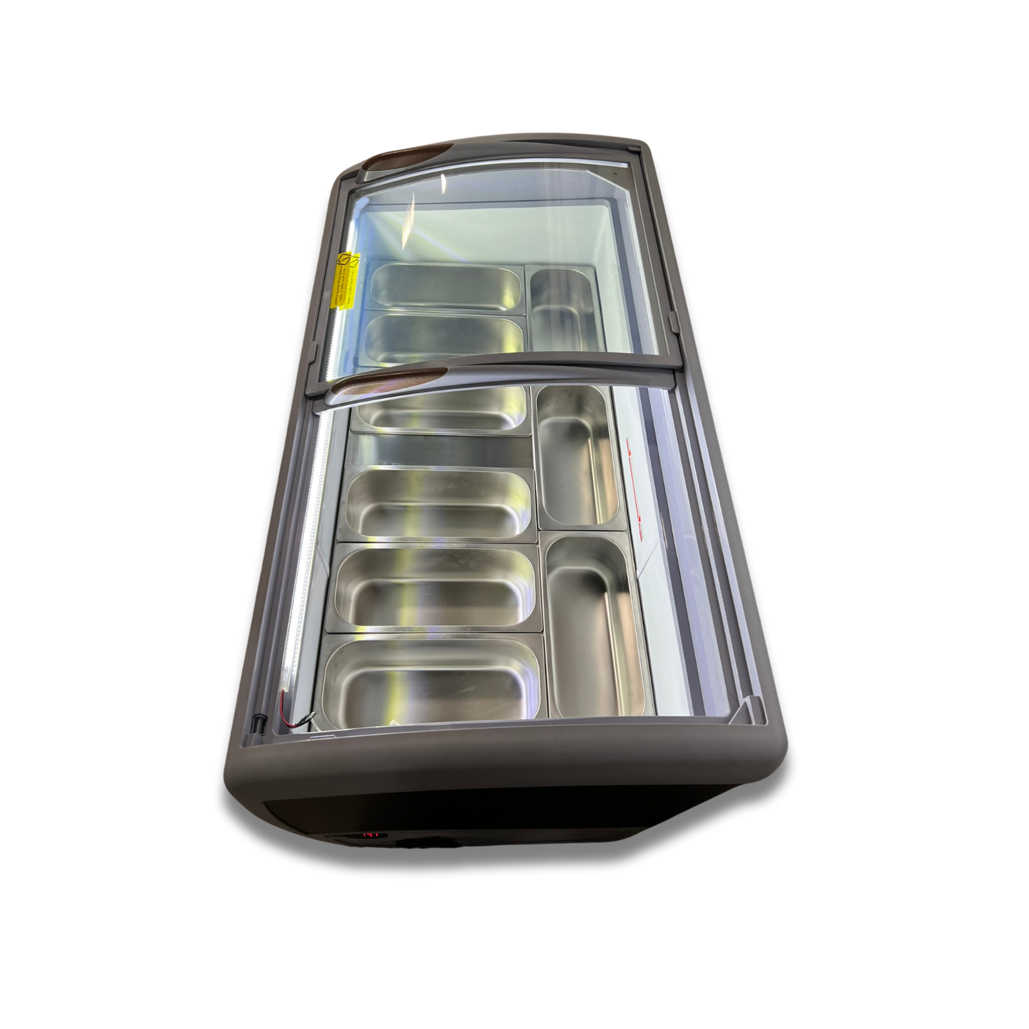 Congelador para helados puerta vidrio 360 litros