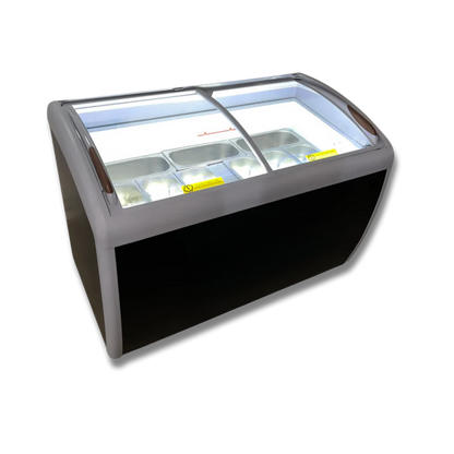 Congelador para helados puerta vidrio 360 litros