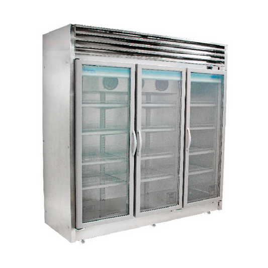 Nevera vertical refrigeración 1650 litros acero inoxidable