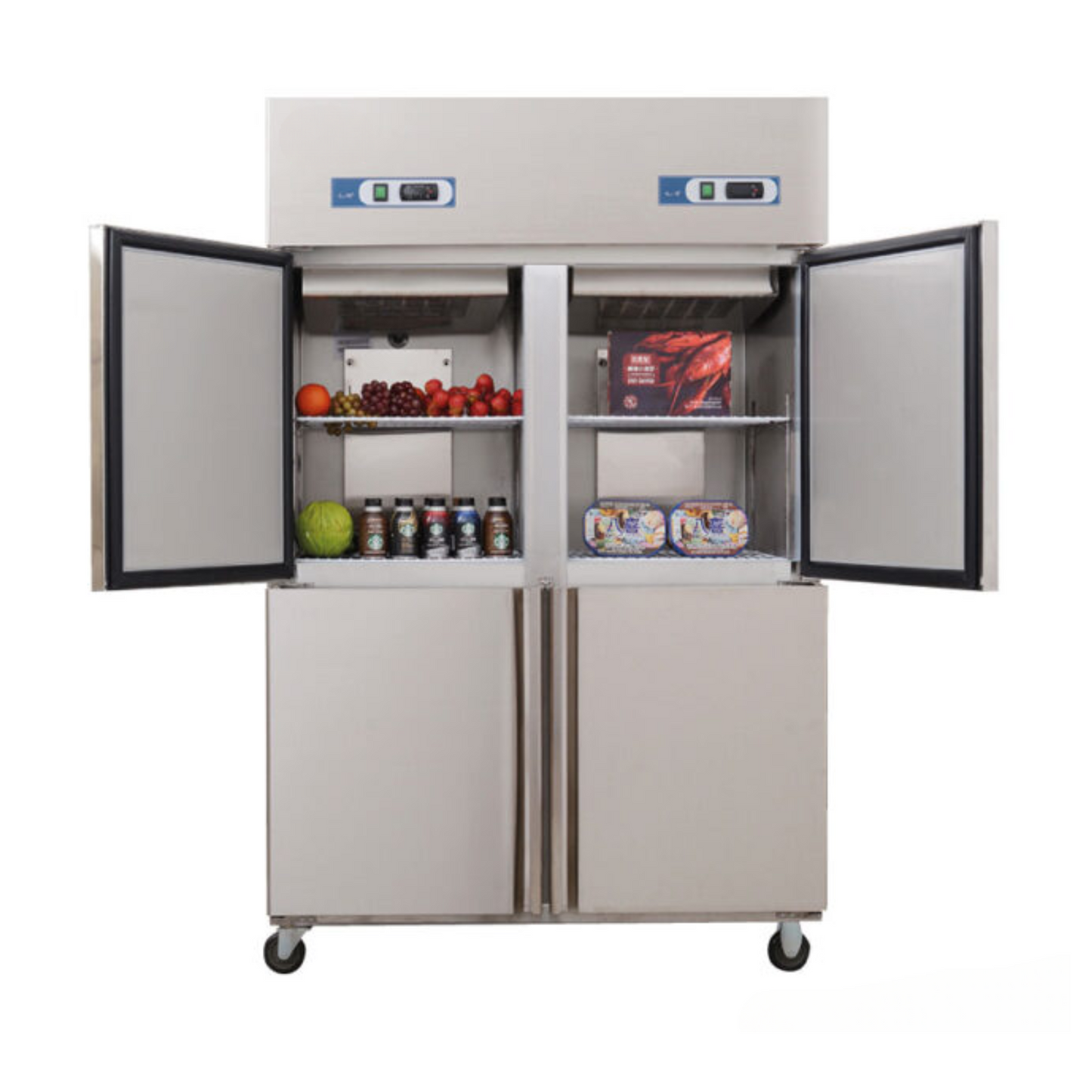 Nevera vertical mixta 1200 litros (Congelador y Refrigerador)