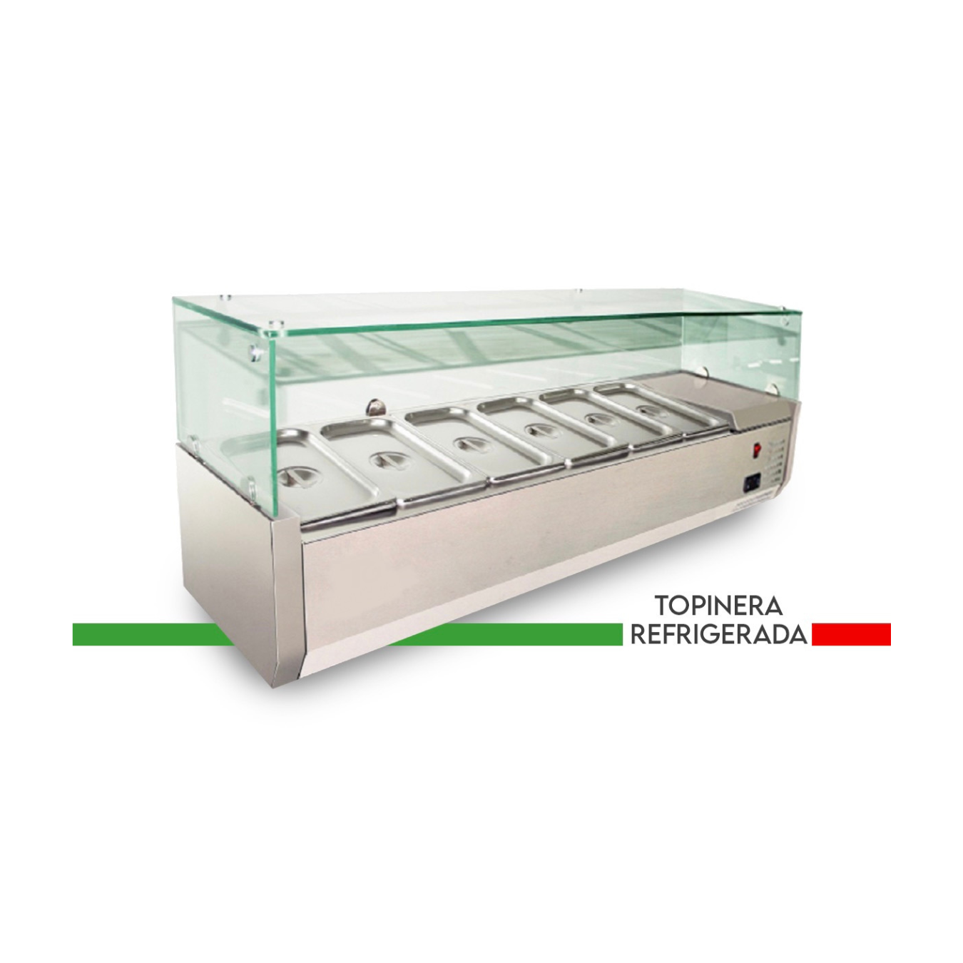 Mesa Refrigerada para PIZZAS con 3 puertas (2 Puertas + 1 Cajon refrigerado)