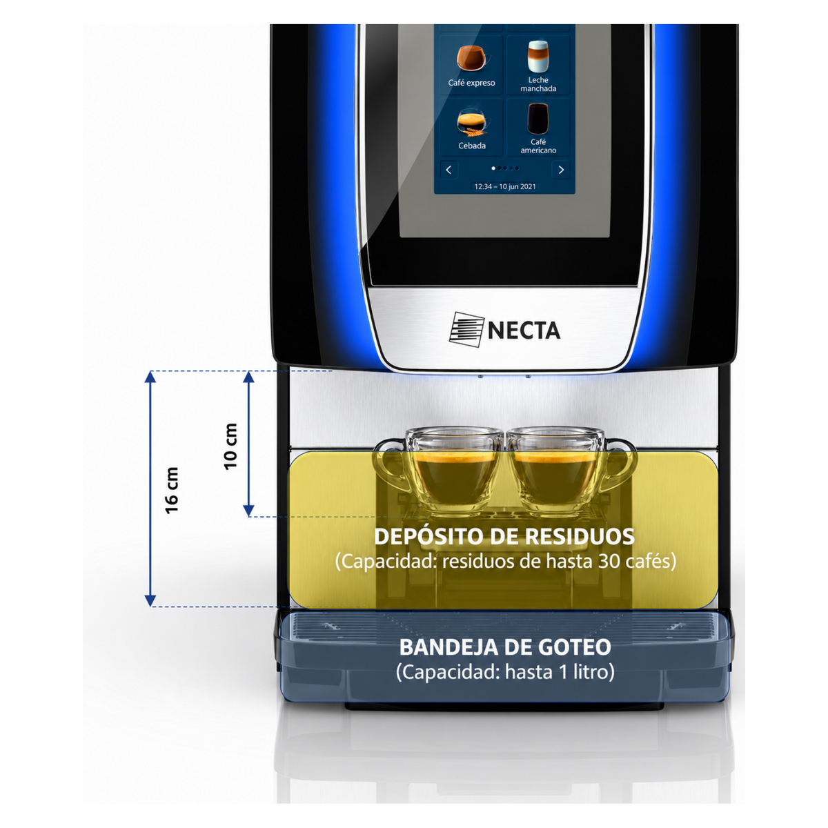Dispensador de Café y Bebidas Super Automatica KOMETA TOUCH ES3R