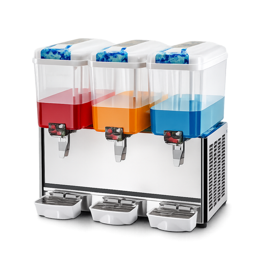 Dispensador de Jugos 3 tanques de 18 Litros