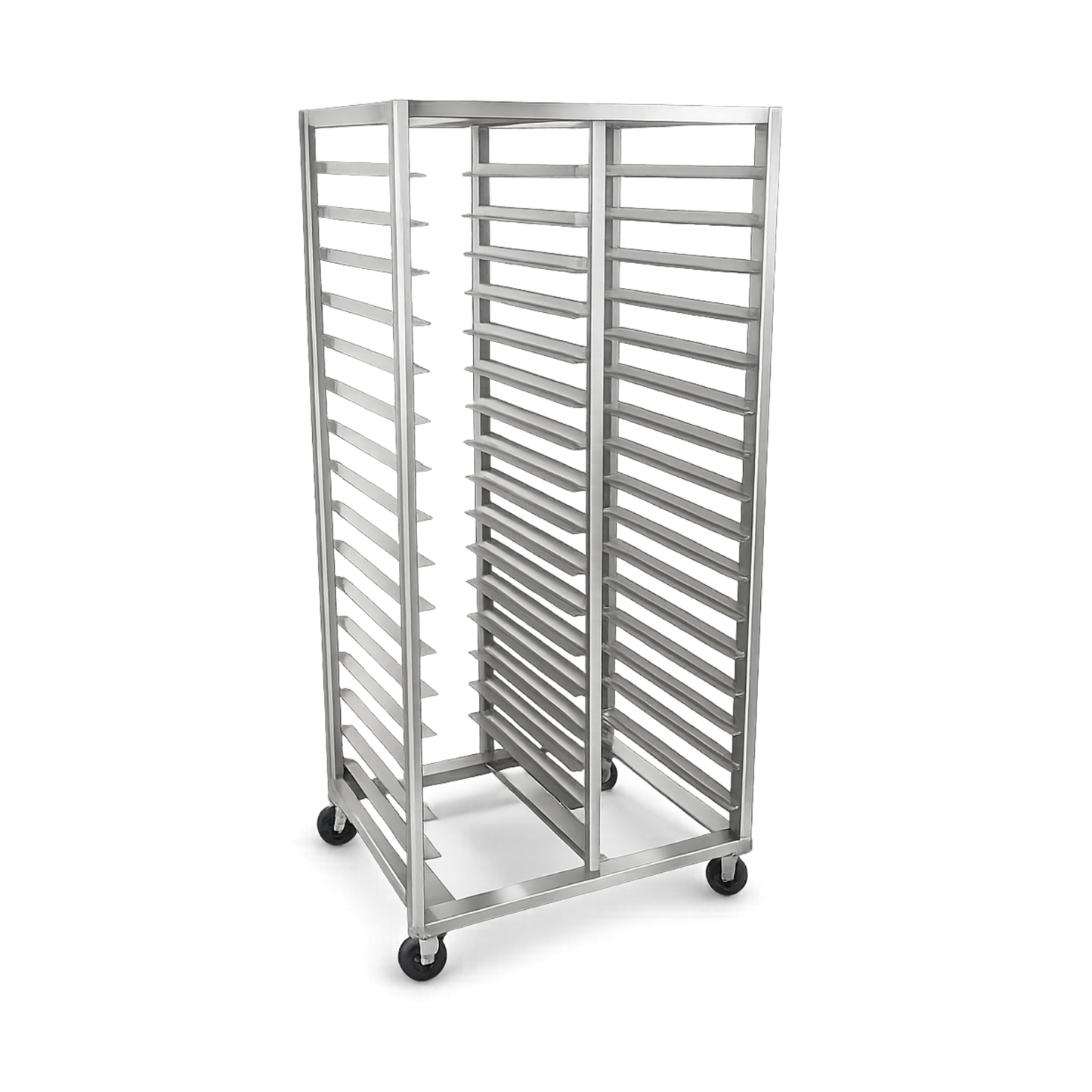 Escabiladero doble 30 bandejas 65x45 cm