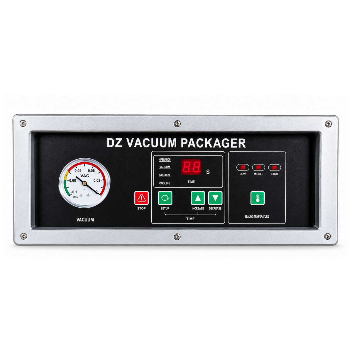 Empacadora al Vacío Industrial de Piso Doble Barra de 40 cm AZ-DZ400