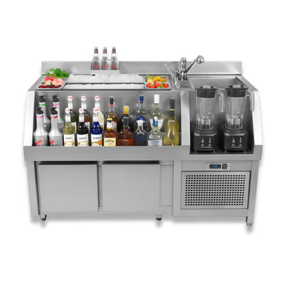 Estación Coctelera Refrigerada 1500 mm