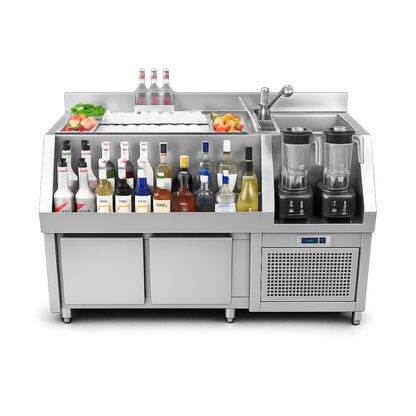 Estación Coctelera Refrigerada 1500 mm