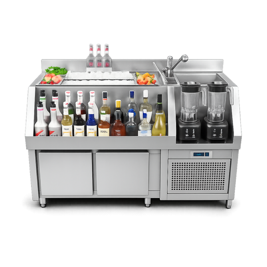 Estación Coctelera Refrigerada 1500 mm
