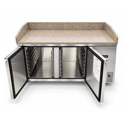 Estación de Pizza Refrigerada 151 cm