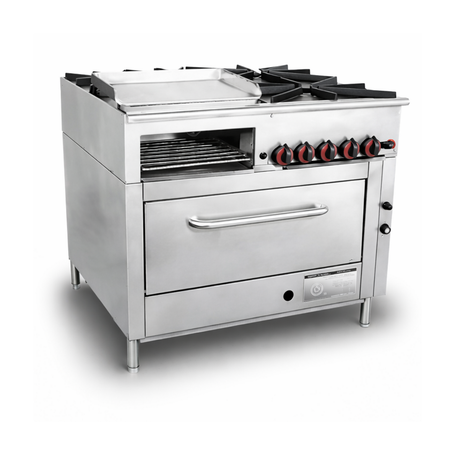 Estufa 2 Quemadores Grandes, 2 Medianos y Horno