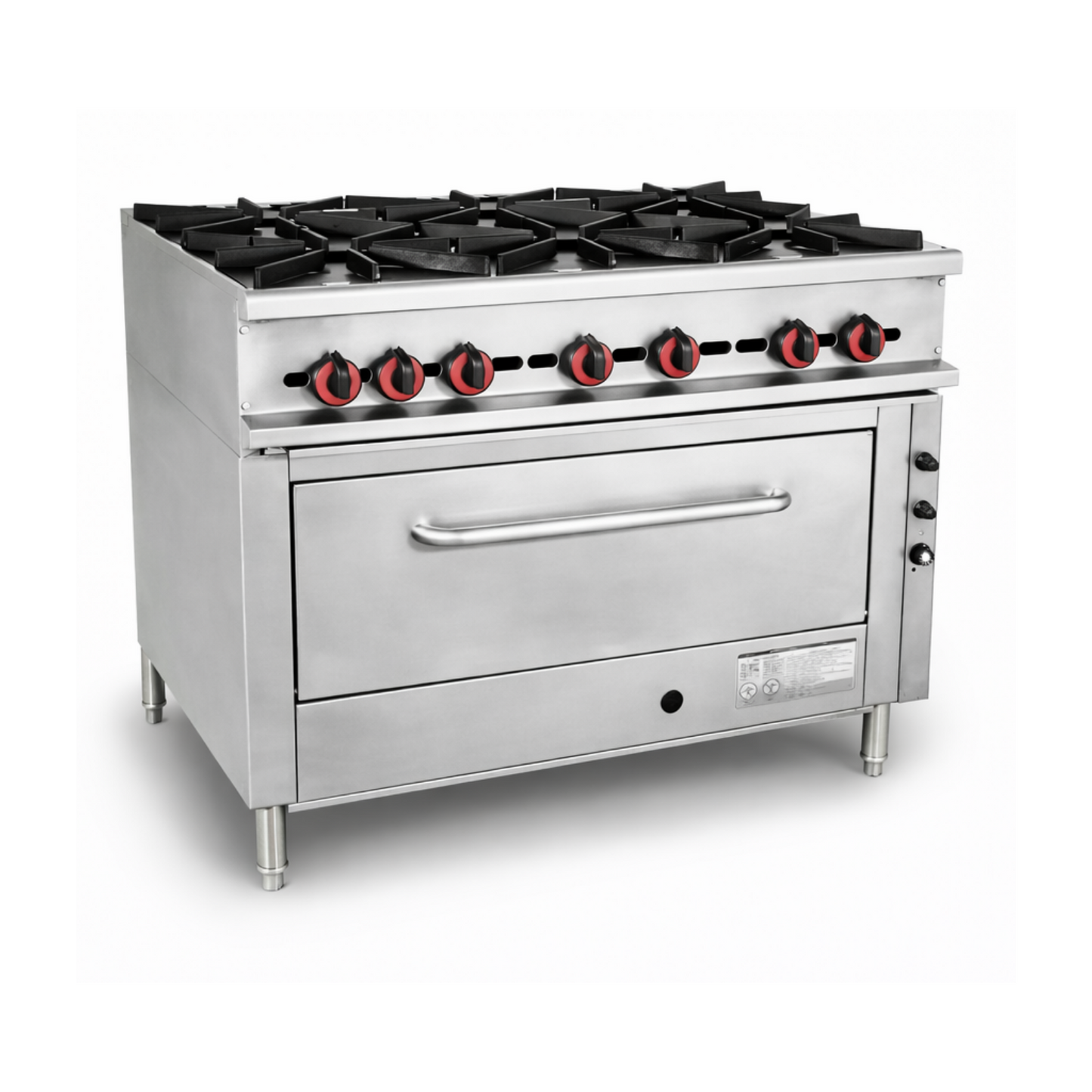Estufa 6 Quemadores Grandes con Horno