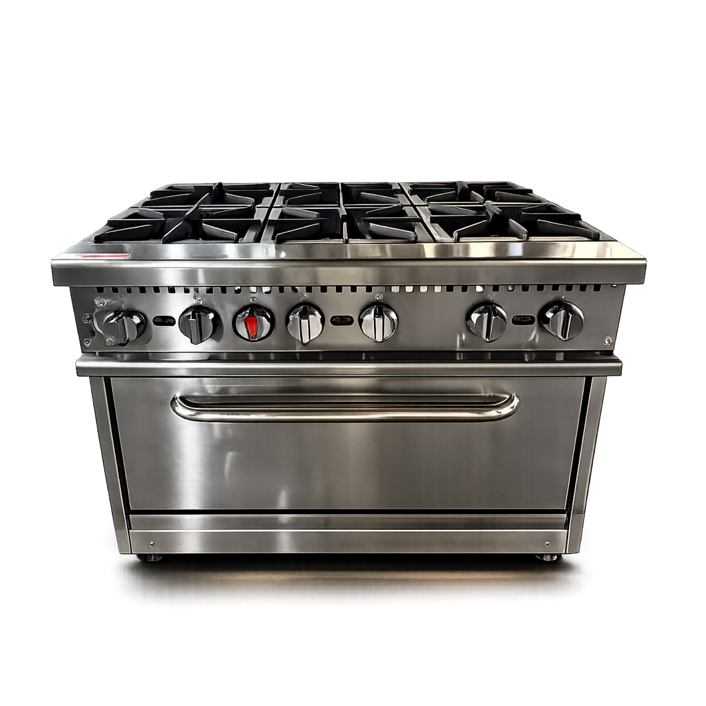 Estufa Industrial 6 Puestos + Horno Línea Premium AZ-HFS36