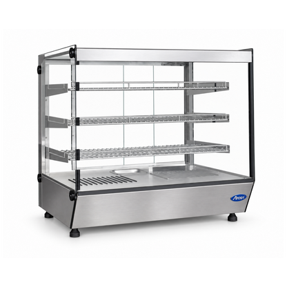 Vitrina Calentadora de Alimentos Sobremostrador 71 cm – Vidrio Plano ATOSA