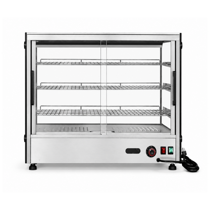 Vitrina Calentadora de Alimentos Sobremostrador 71 cm – Vidrio Plano ATOSA