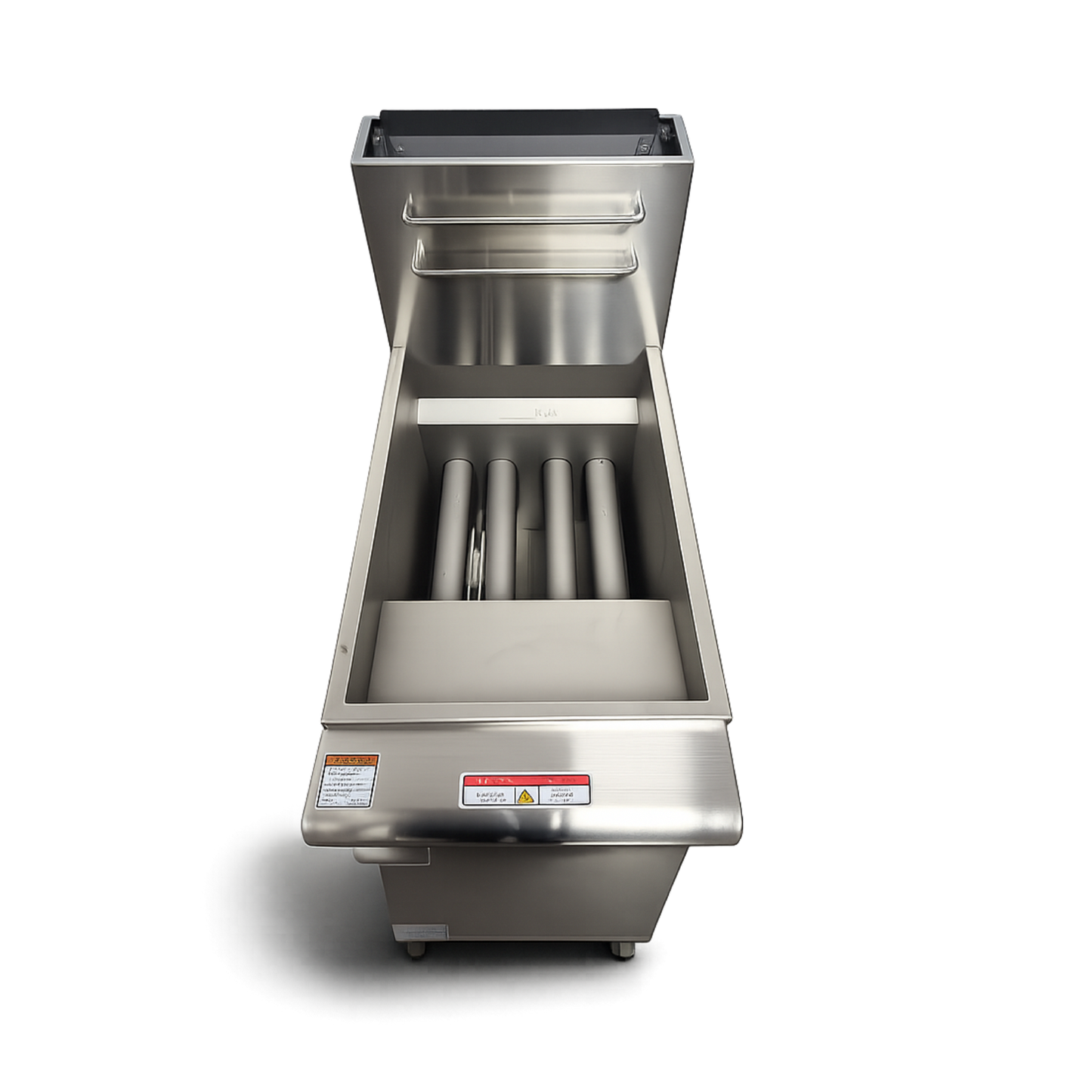 Freidora a Gas con Tapa 28 Litros 4 Quemadores 120.000 BTU/h