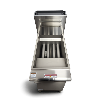 Freidora a Gas con Tapa 28 Litros 4 Quemadores 120.000 BTU/h