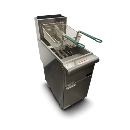 Freidora a Gas con Tapa 28 Litros 4 Quemadores 120.000 BTU/h
