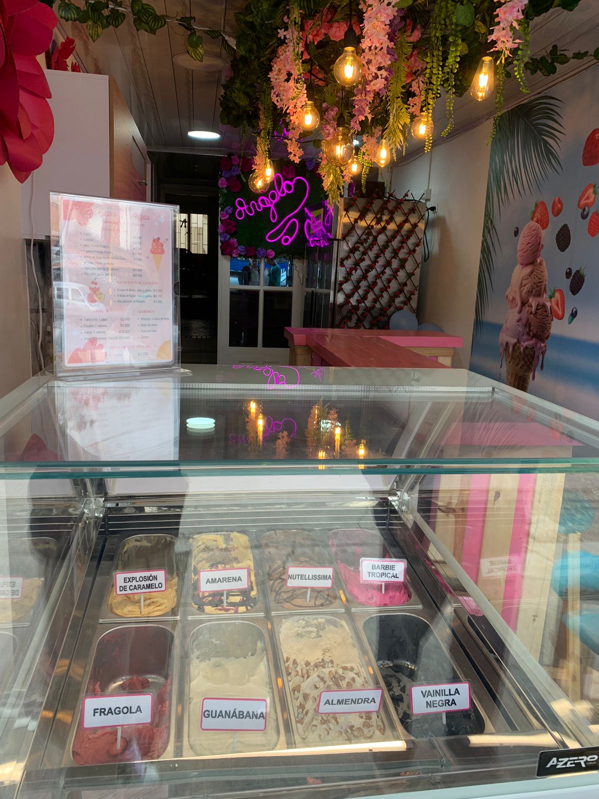 Vitrina para Helados o Gelato 8 sabores AZ-VH3-1050