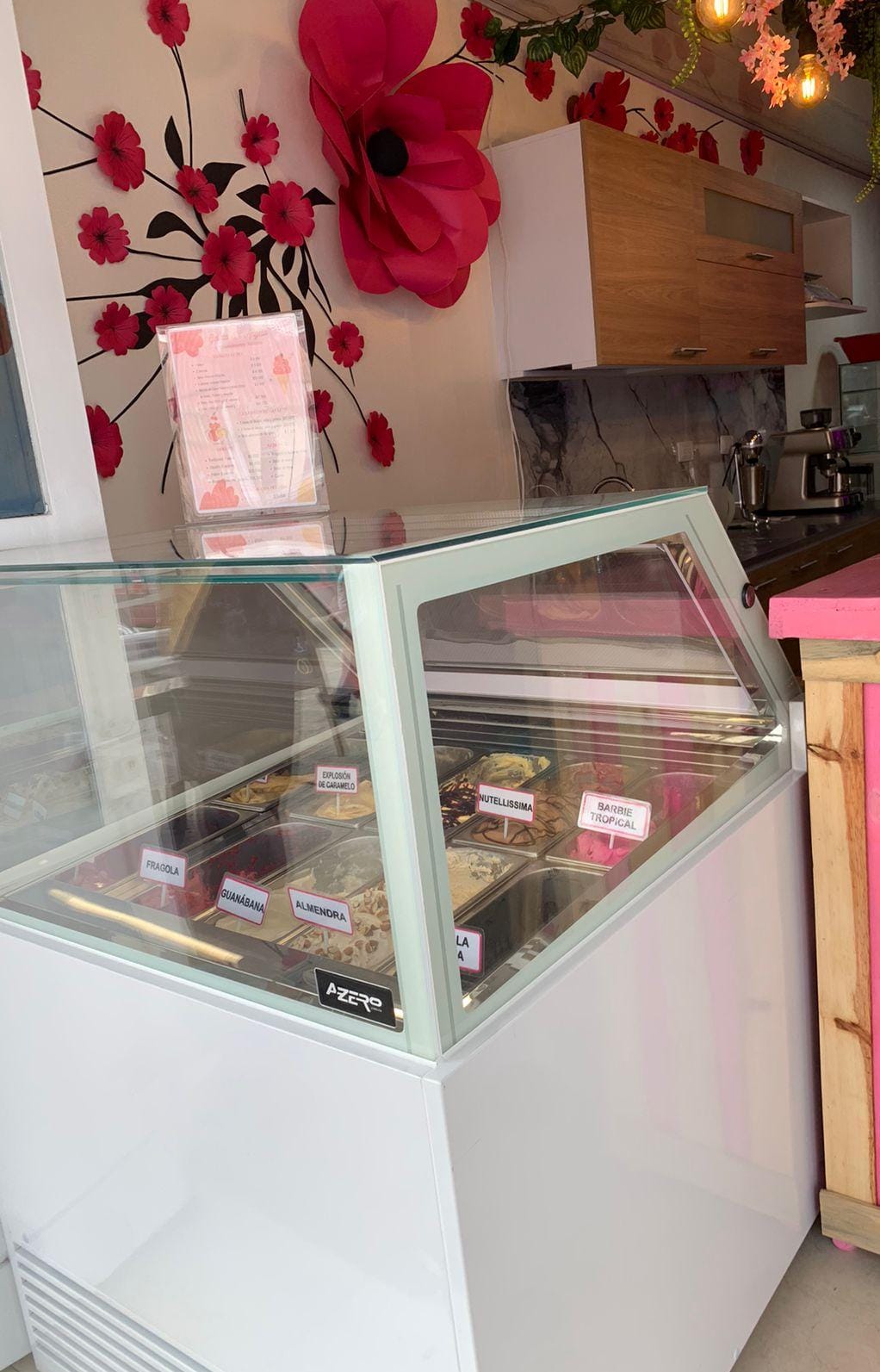 Vitrina para Helados o Gelato 8 sabores AZ-VH3-1050